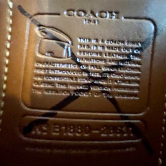 NEW Coach Dinky in Signature Leather